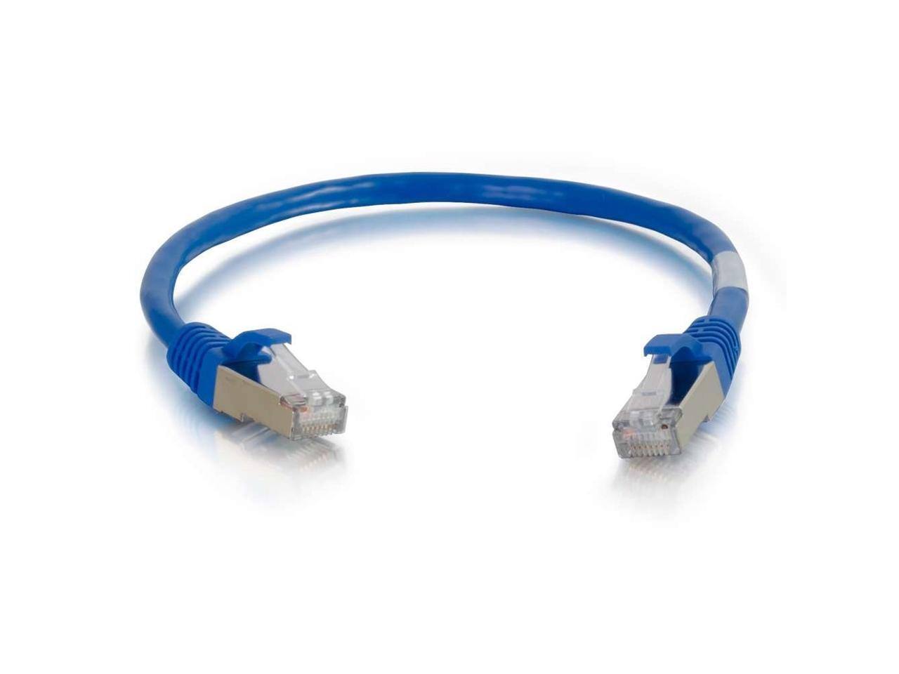 Alt View 3. Cables to Go - C2G 28701 75ft (22.8m) Cat5e Snagless Shielded (STP) Ethernet Network Patch Cable - Blue.