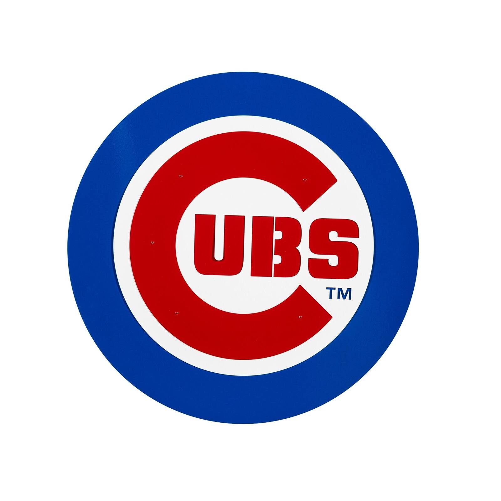 Chicago Cubs 23" Layered Metal Wall Art Sign