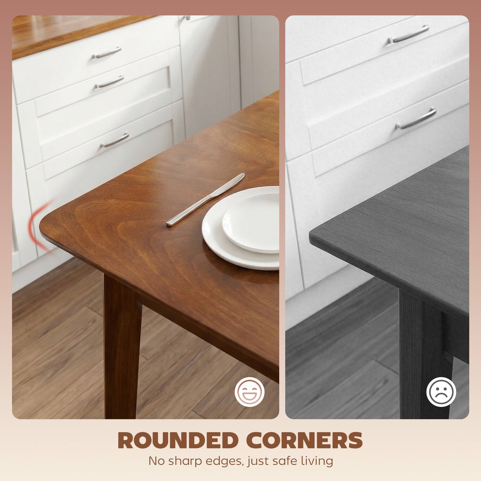 ROUNDED CORNERS  
No sharp edges, just safe living
