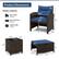 Product Dimensions
Weight Capacity
Each Chair
400 lbs
Each Ottoman
400 lbs
Coffee Table
100 lbs
Dimensions:
Each Chair
25.5" W x 20" D x 30" H
Each Ottoman
13.2" H x 17.5" W x 17.5" D
Coffee Table
14" H x 26" W x 17.5" D