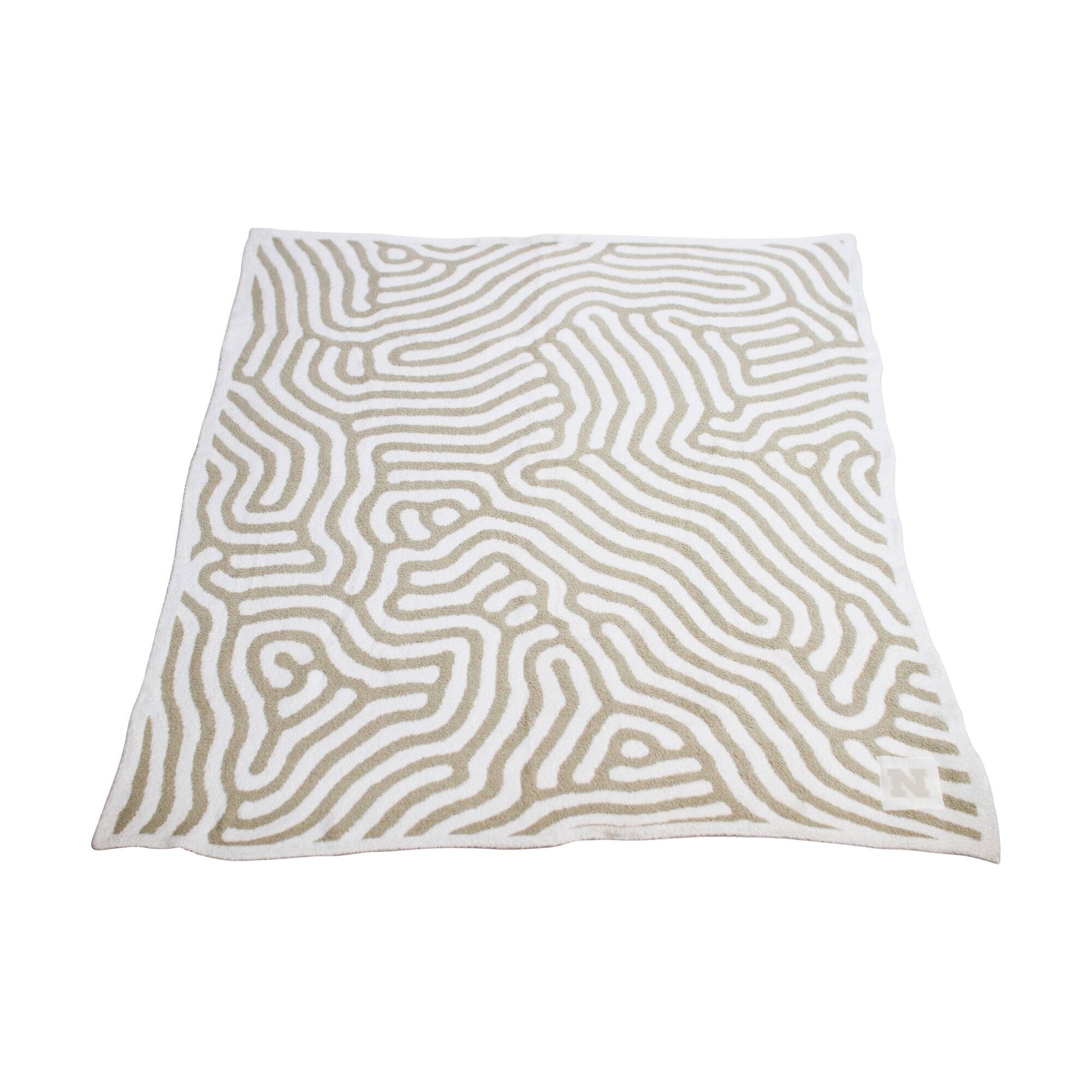 Logo Brands - Nebraska Huskers 50" x 60" Luxe Dreams Throw Blanket - Multicolor