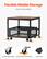 Flexible Mobile Storage
Easy to move anytime
Lockable wheels for stability
Reinforced Metal Frame with Wheels
Plastic Wheels