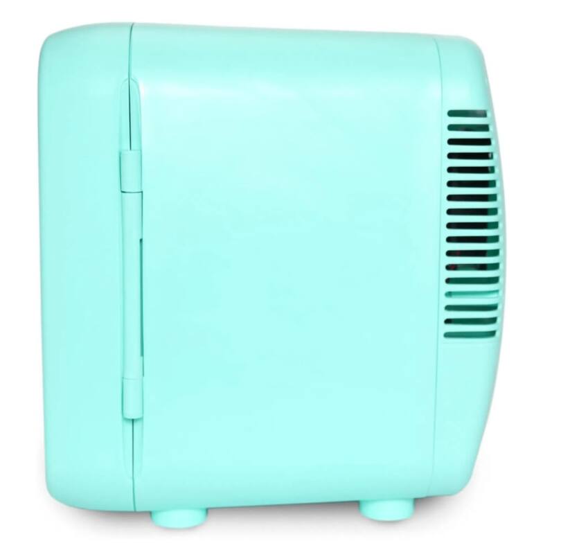 Alt View 4. Emerson - EFC-5001 Portable XL Mini Fridge Cooler for 12 Cans, 8L Capacity - Turquoise.