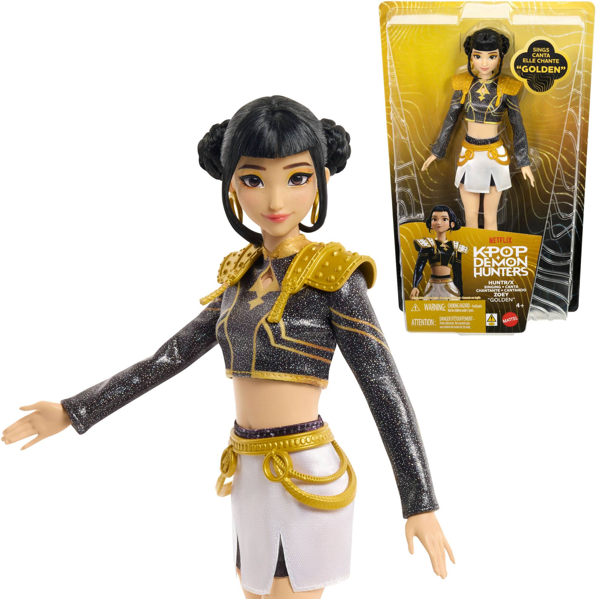 SINGS CANTA ELLE CHANTE "GOLDEN"  
NETFLIX 11 KPOP DEMON HUNTERS HUNTRIX SINGING CANTA CHANTANTE CANTANDO ZOEY N - "GOLDEN"  
A WARNING: DOKING-HADAD- Joallerts 4+ letorbiber.com  
DANGER DETOUFFEMENT- MATTEL  
ATTENTION: la - swerge xamitationamina.com