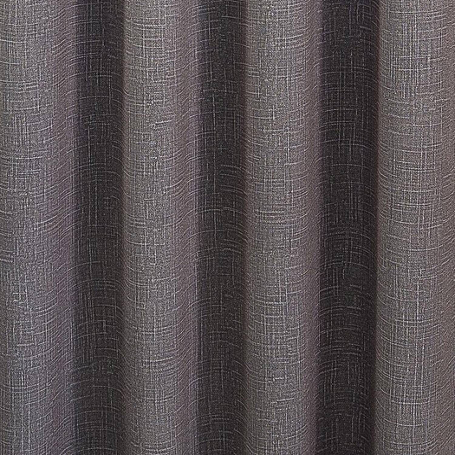 Left. RT Designers Collection - RT Designers Sofia Printed Blackout Grommet Panel - 52x84" Charcoal - Charcoal.
