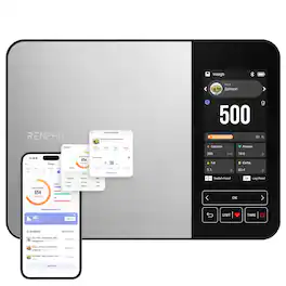 Renpho - Food Scale with Nutritional Calculator,Digital Food Scale for Weight Loss, Sync with Apps, Stainless Steel - Silver