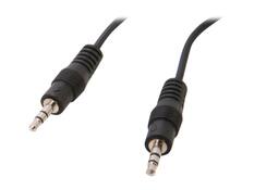 Front. Nippon Labs - Nippon Labs 12 ft. Premium 3.5mm Audio Stereo Speaker Cable M/M 12ft Model SPC-12MM 12 feet - Black.