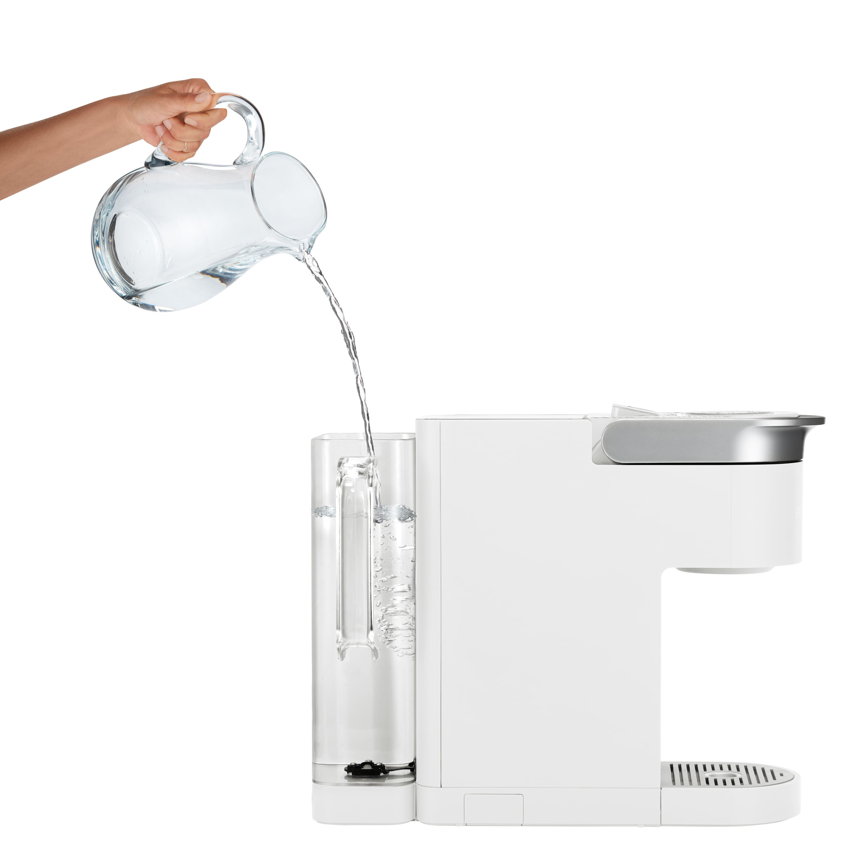 Alt View 18. Keurig - K-Supreme SMART Single Serve Coffee Maker with WiFi Compatibility - White.