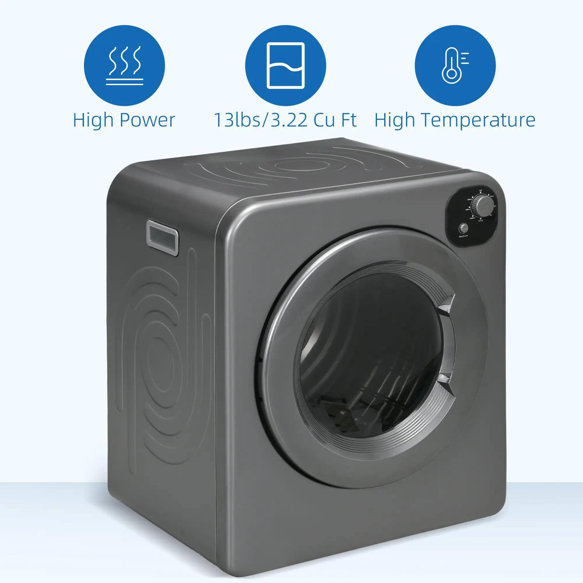 High Power  
13lbs/3.22 Cu Ft  
High Temperature
