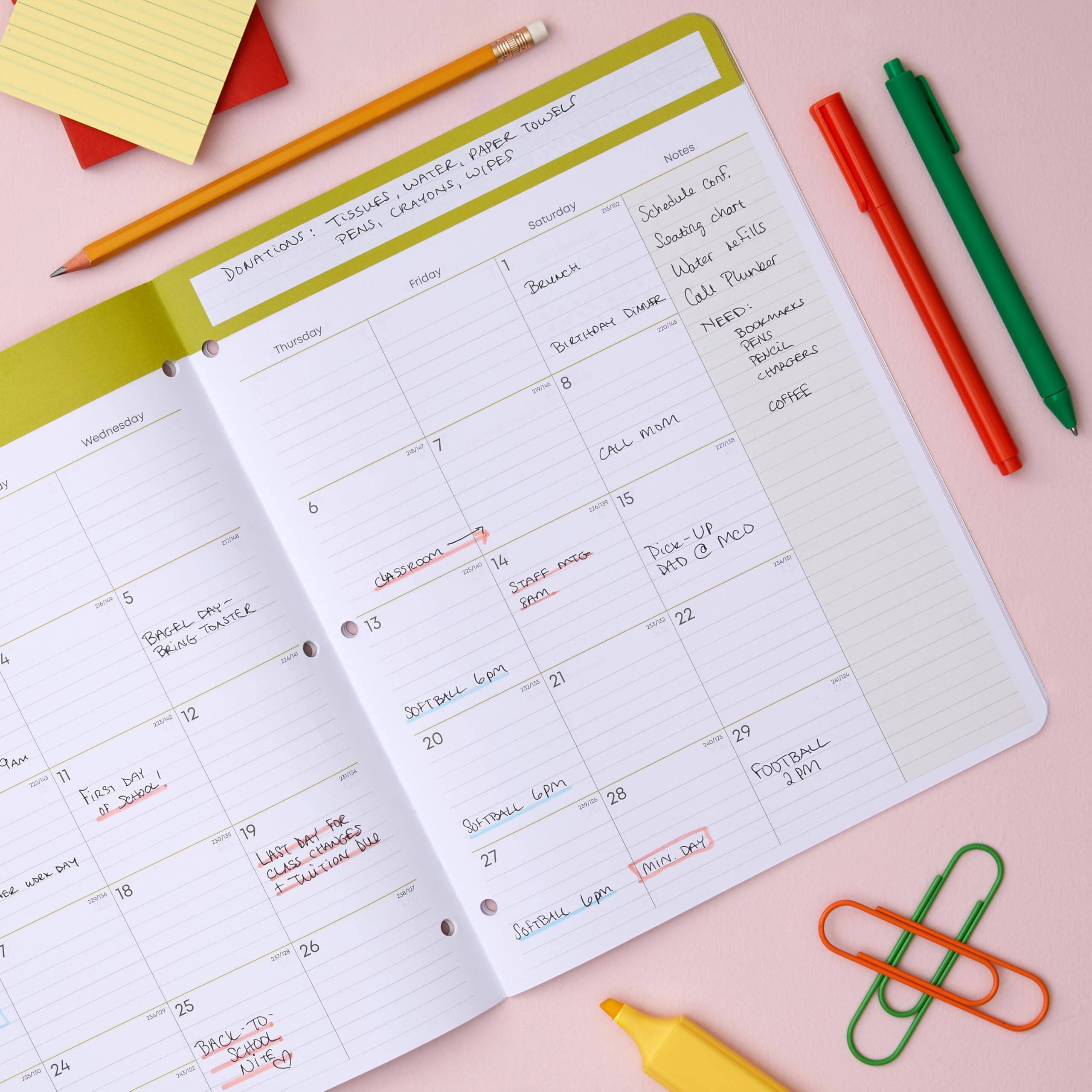 PAPER TOWELS, WATER, CRAYONS, TISSUES, PENS, Saturday 21/157 Schedule chart DONATIONS: Soothing befalls Friday 1 BRUNCH Water Plumber DiMNER Call Thursday BIRTHDAY 220/748 NEED: BOOKMARKS PENS PENCIL CHARGERS 270ml 8 COFFEE Wednesday 7 mom 2016 CALL y 6 22h/129 15 Pick @ MCD CLASSROOM 225/140 14 MTG DAD zouror 5 STAFF MAR 235748 DAY- TOASTER 13 233/100 22 BAGEL BRING A 204/42 6pm 201100 21 202012 12 SOFTBALL 20 Servings 29 222/14 17 DAY 25/174 6PM FOOTBALL 2pm First OF CHOOL 2394/124 28 220/0