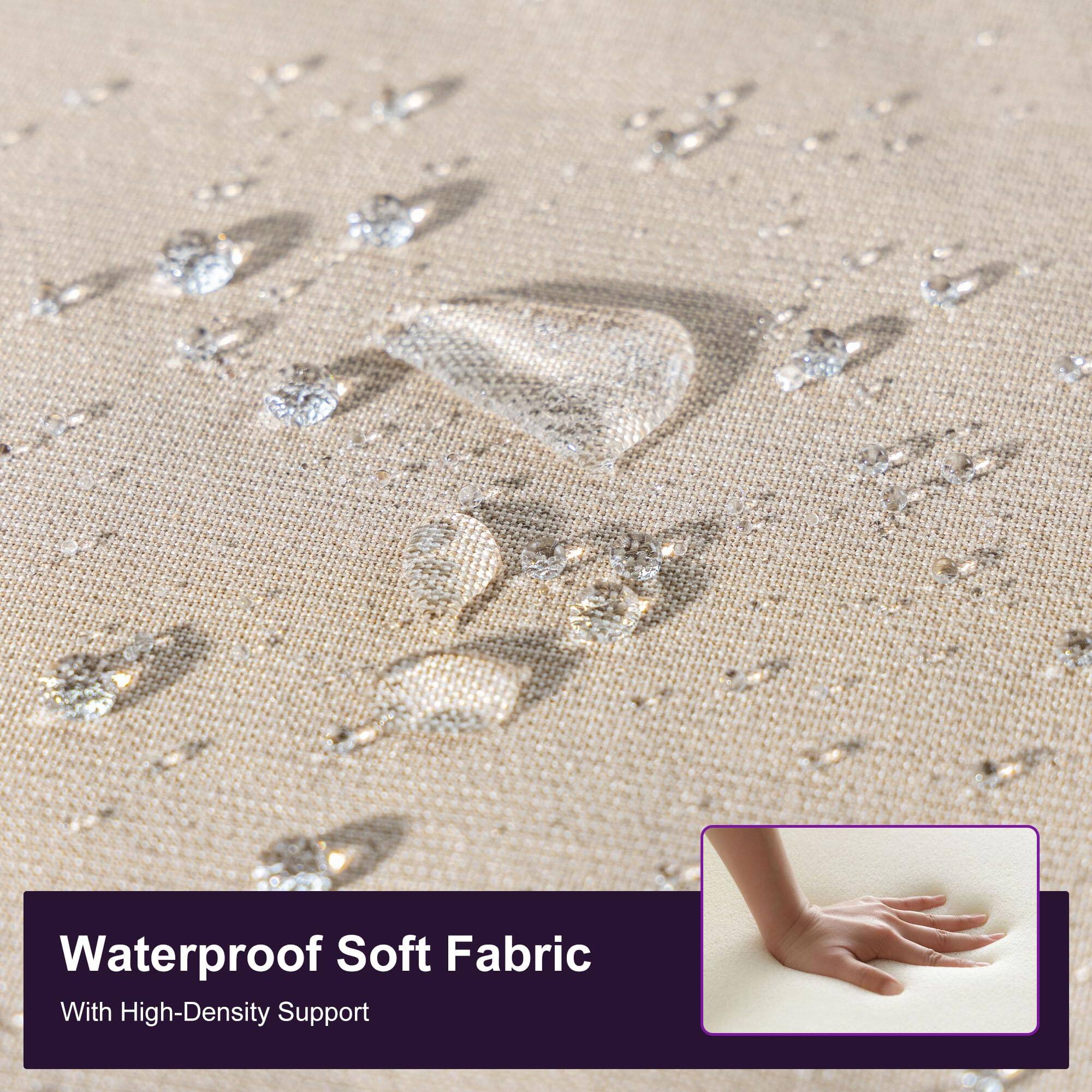 Waterproof Soft Fabric  
With High-Density Support