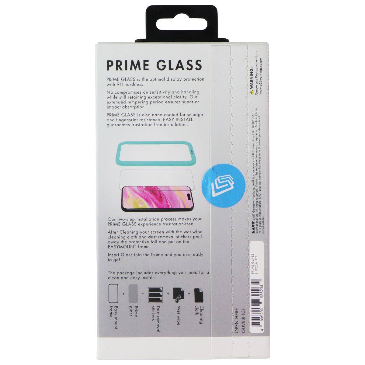 PRIME GLASS is the optimal display protection with 9H hardness. No compromises on sensitivity and handling while still retaining exceptional clarity. Our extended tempering period ensures superior impact absorption. PRIME GLASS is also nano-coated for smudge and fingerprint resistance. EASY INSTALL guarantees frustration-free installation. Our two-step installation process makes your PRIME GLASS experience frustration-free! After cleaning your screen with the well wipe, cleaning cloth and dust removal stickers, peel away the protective foil and put on the EASYMOUNT frame. Insert Glass into the frame and you are ready to go! The package includes everything you need for a clean and easy install: frame, Easy mount, Prime stickers, Dust wet cloth, mount removal wipe.