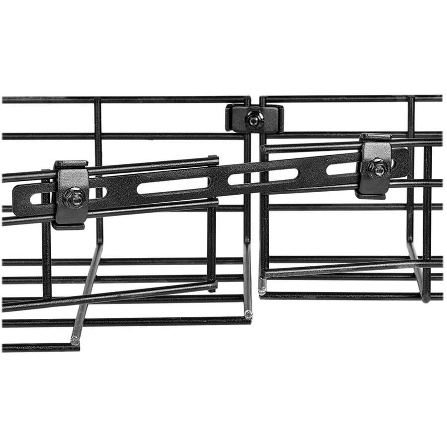 Alt View 7. Tripp Lite - Eaton Tripp Lite Series Strengthening Bar Kit for Wire Mesh Cable Trays - Cable Management Bar - Black Powder Coat - Black Powder Coat.