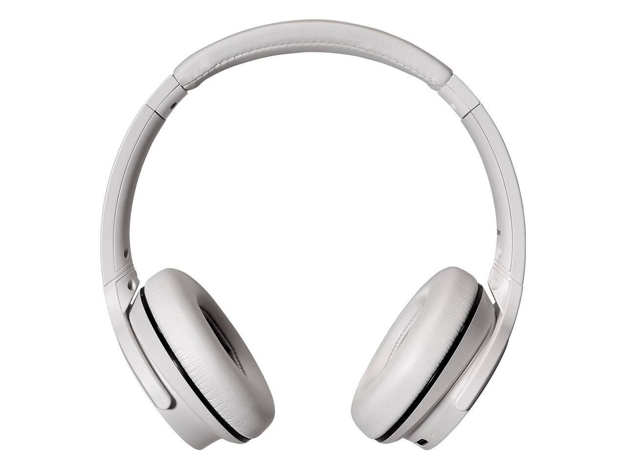 Alt View 4. Audio-Technica - ATH-S220BT Wireless On-Ear Headphones (White) - White.