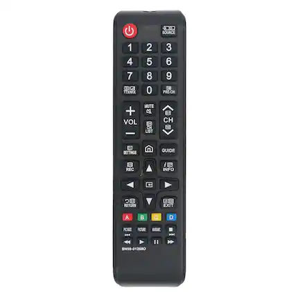 Sure, here is the corrected and grouped text from the image:
**Top Section:**
- SOURCE
- 1 2 3
- 4 5 6
- 7 8 9
- 0
**Middle Section:**
- TXMIX
- PRE-CH
- MUTE
- VOL + -
- LIST
- CH
- GUIDE
- INFO
- SETTINGS
- REC
- RETURN
- EXIT
**Bottom Section:**
- A B C D
- PICSIZE
- PICTURE
- ACSUBT
- BN59-01268D
**Additional Labels:**
- MUTE
- CH
- LIST
- GUIDE
- INFO
- SETTINGS
- REC
- RETURN
- EXIT
- ADSUBT