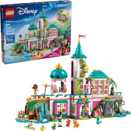 LEGO Disney
6+
43267
Princess Castle & Royal Pets
787 pcs/pzs
Build Together
Disney PRINCESS
WARNING: CHOKING HAZARD - Small parts. Not for children under 3 years.
