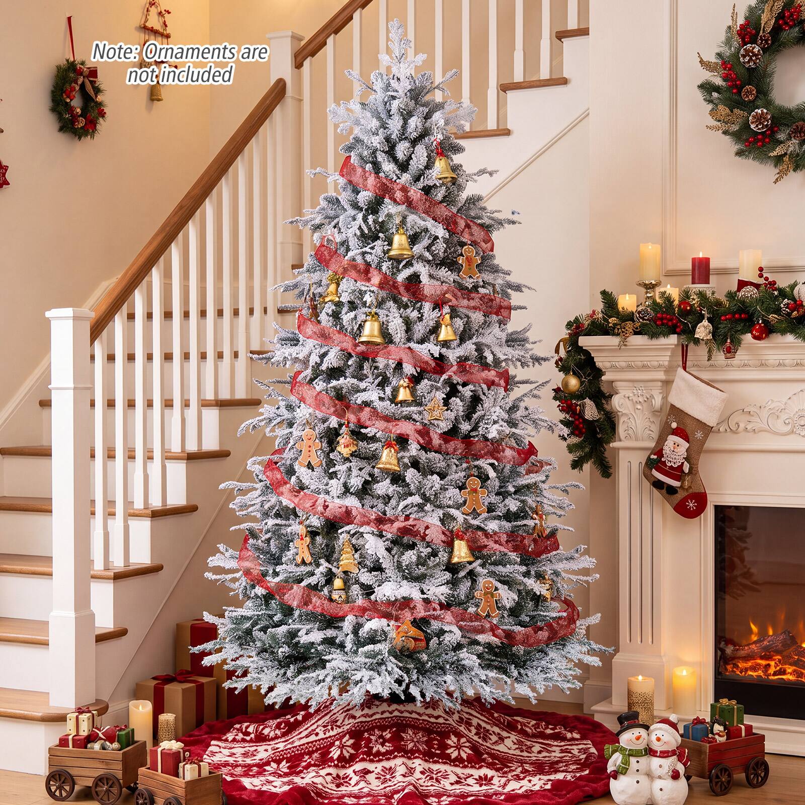 Note: Ornaments are not included