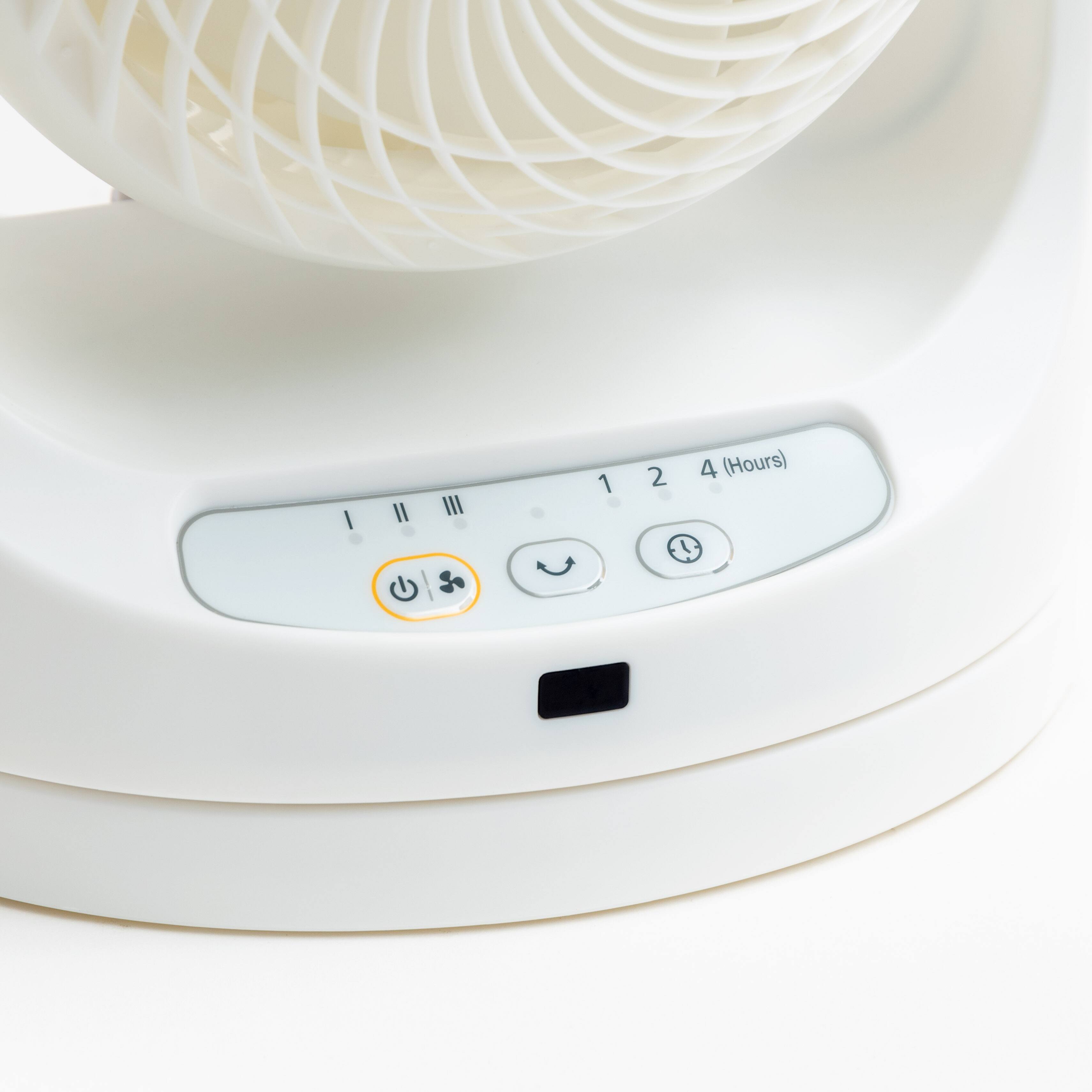 Alt View 2. IRIS USA - IRIS WOOZOO Medium Oscillating Air Circulator Fan with Remote Control, White.
