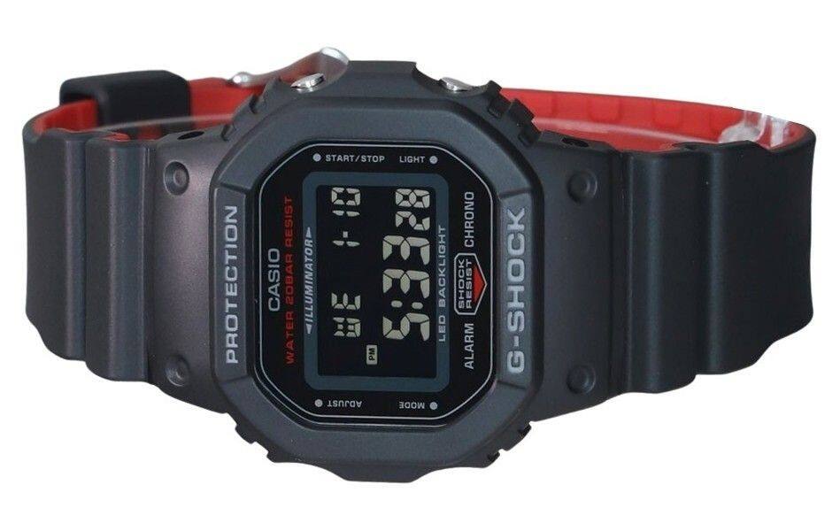 PROTECTION RESIST CASIO G-SHOCK WATER START/STOP LIGHT 1 :- ILLUMINATOR BACKLIGHT LED PM ADJUST MODE CHRONO SHOCK RESIST ALARM