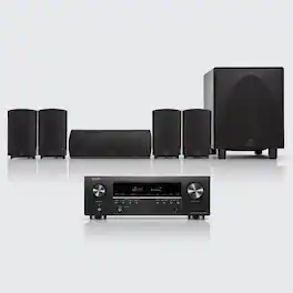 Definitive Technology - ProCinema 6D 5.1 Channel Home Theater System with Denon AVR-S570BT AV Receiver - Black