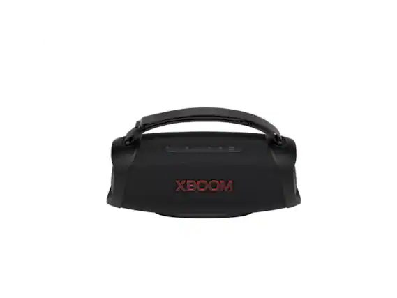 Front. LG - LG XBOOM Go Wireless Speaker with Powerful Sound and up to 15 HRS of Battery (XG8T) - Black.