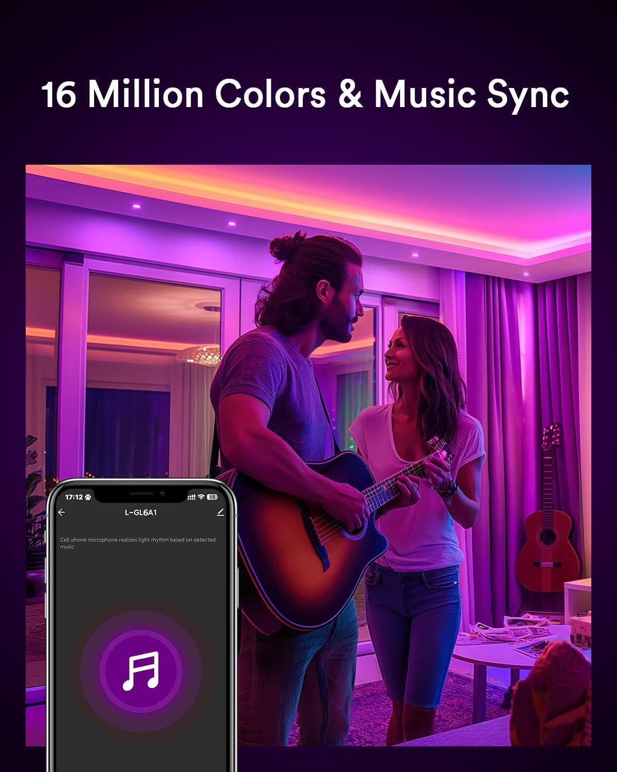 16 Million Colors & Music Sync

17:12

1S L-GL6A1

Cell phone microphone realizes light rhythm based on detected music