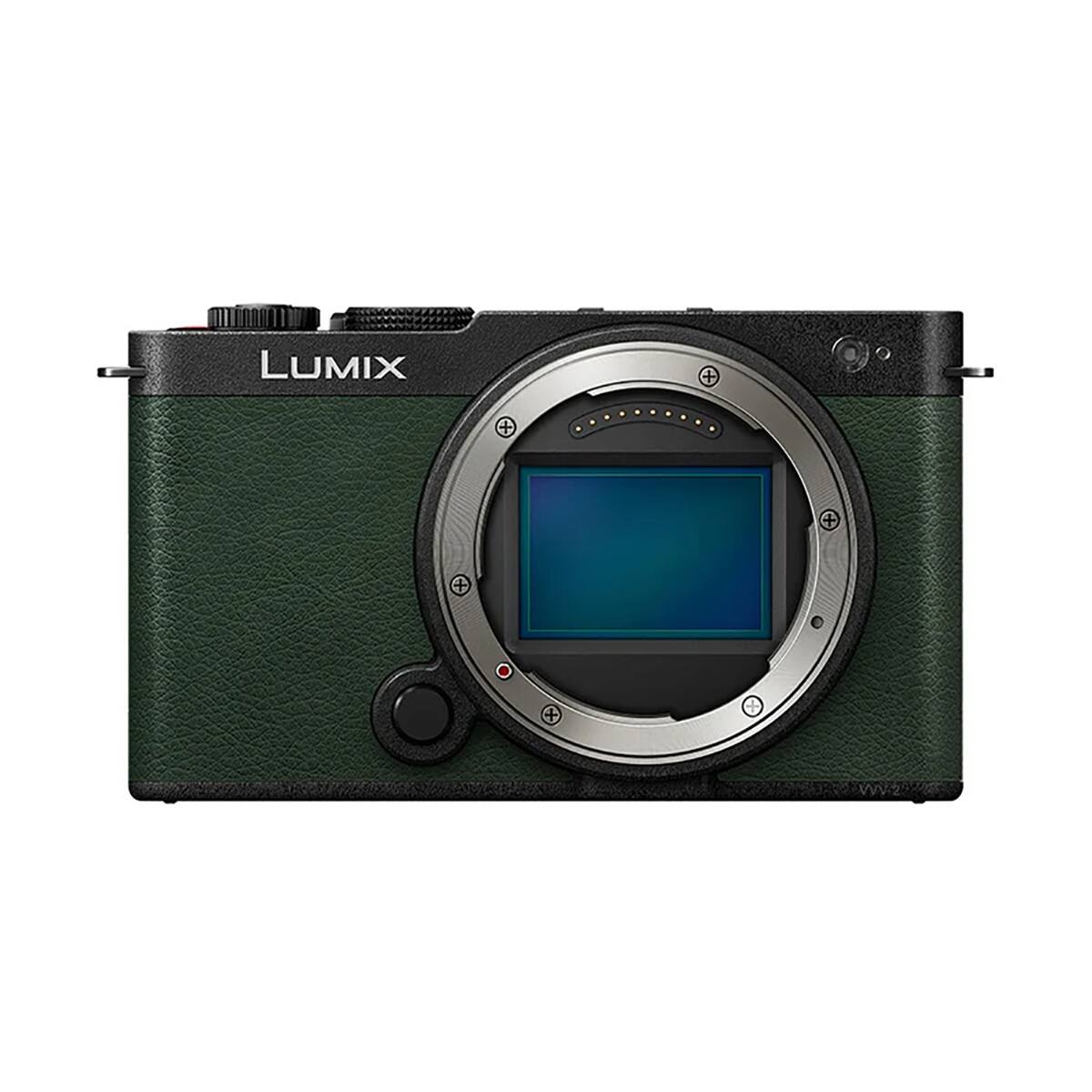 Alt View 2. Panasonic - Panasonic LUMIX S9 Mirrorless Camera with 18-40mm f/4.5-6.3 Lens, Olive Green - Dark Olive.