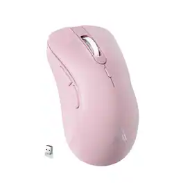 Cozy Serene - Wireless Mouse Rechargeable Silent Dual Mode Black Sm66 2.4ghz With Side Buttons - Wireless - Pink