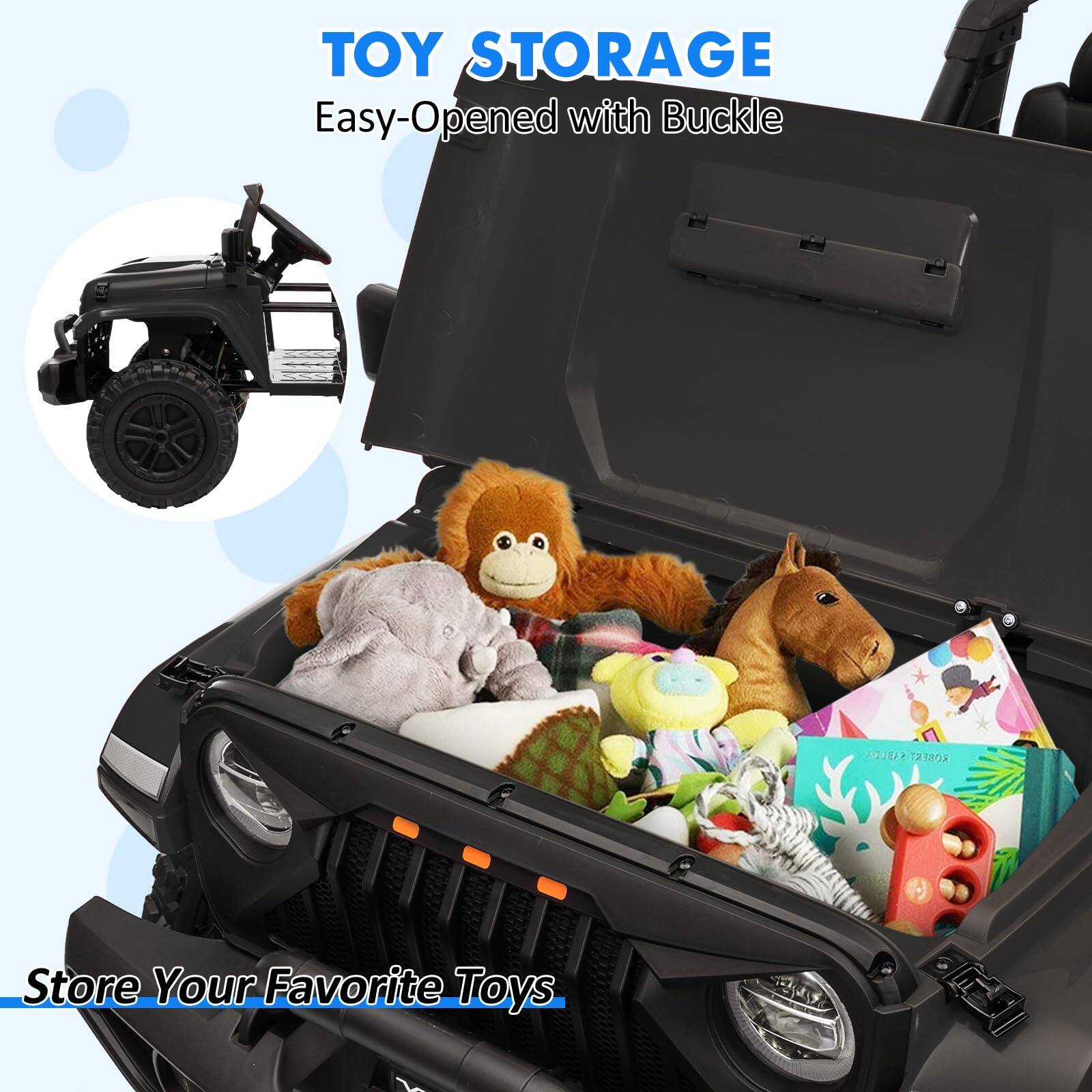 TOY STORAGE  
Easy-Opened with Buckle  

Store Your Favorite Toys.