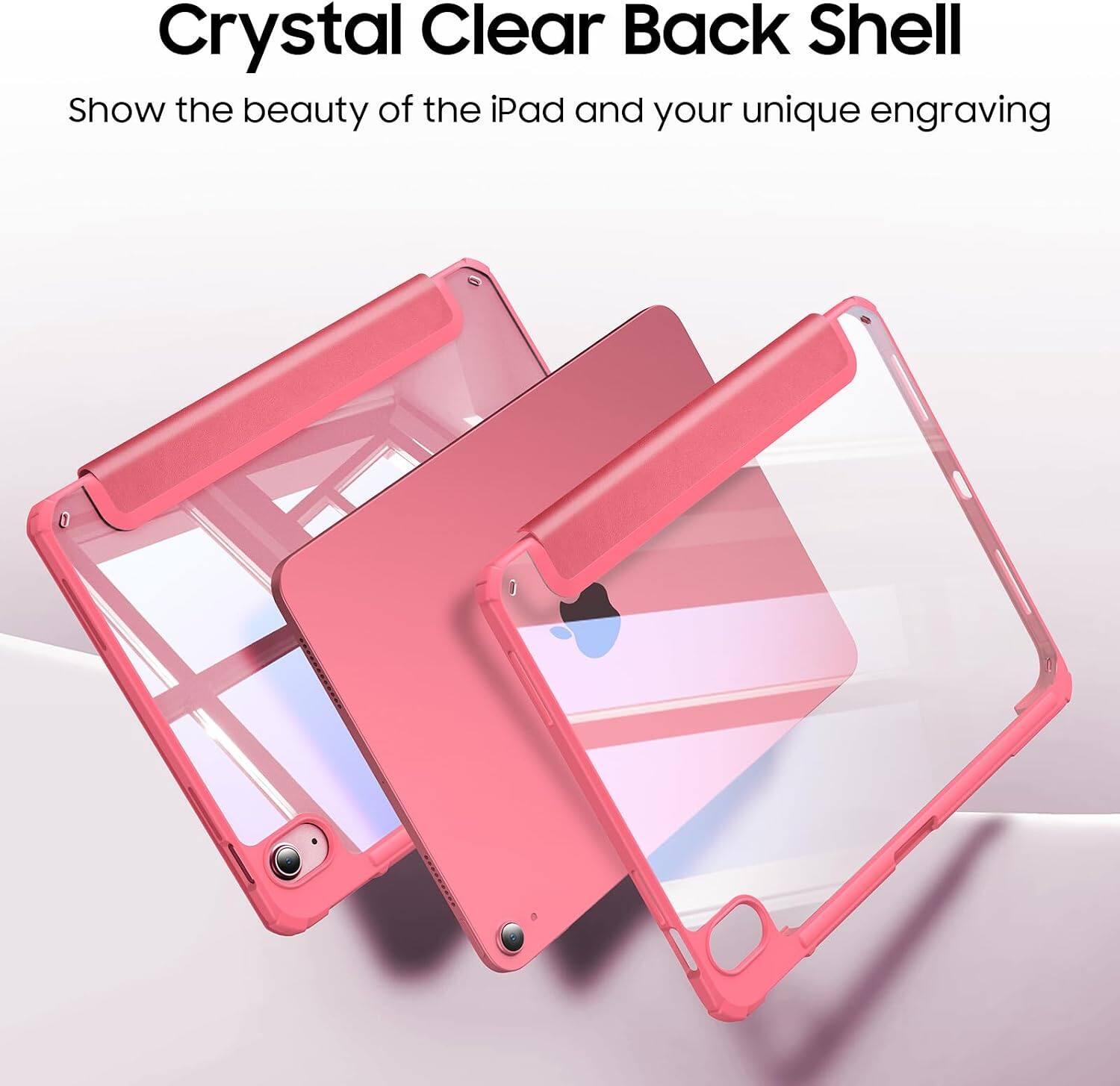 Crystal Clear Back Shell  
Show the beauty of the iPad and your unique engraving