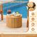 Premium Acacia Wood Structure
High-Strength
Splinter-Free
Natural
Long-Lasting
Note:
Please treat the wood surface with maintenance oil (not included) regularly
Please avoid rain exposure for prolonged service life