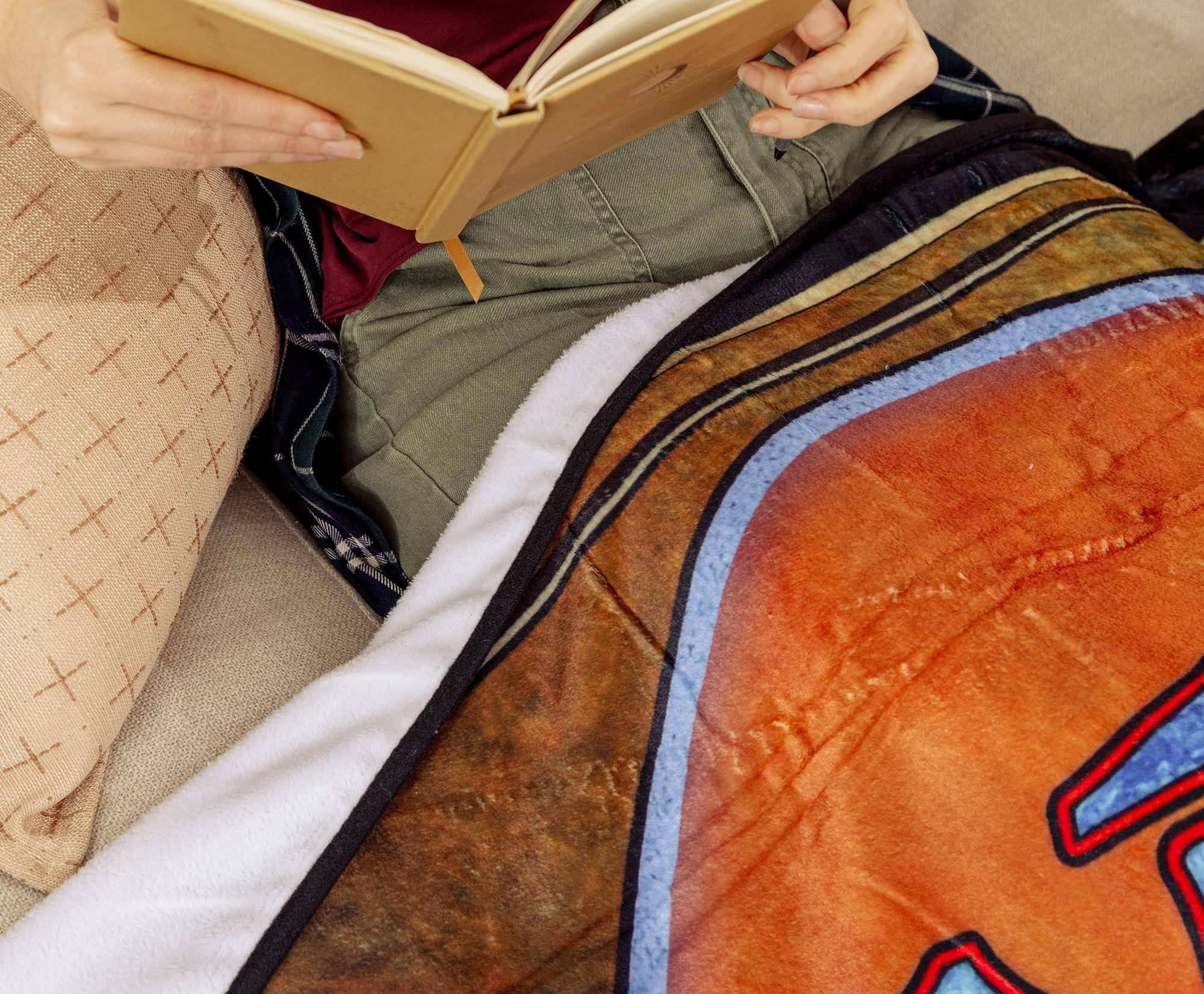 Alt View 5. Surreal Entertainment - Magic: The Gathering Deckmaster Fleece Throw Blanket | 45 x 60 Inches - Brown.
