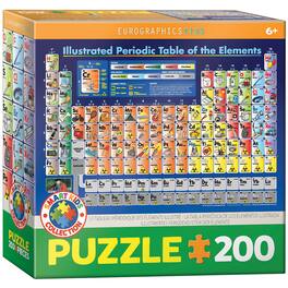 Eurographics - Periodic Table Illustrated Puzzle, 200 Pieces
