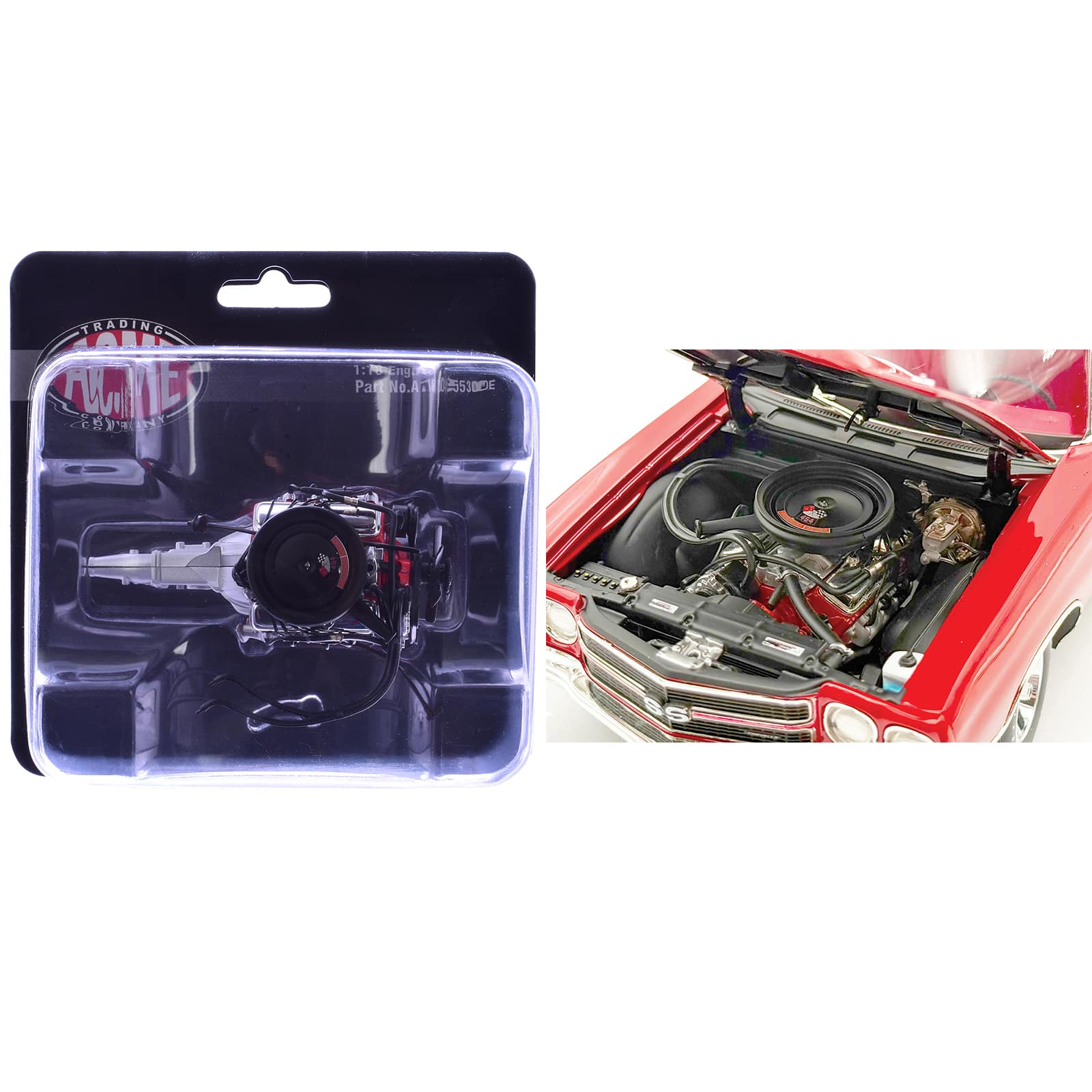 "454 LS6 Engine and Transmission Replica from ""1970 Chevrolet Chevelle SS"" 1/18 Model by ACME" price history on PriceWatchPro