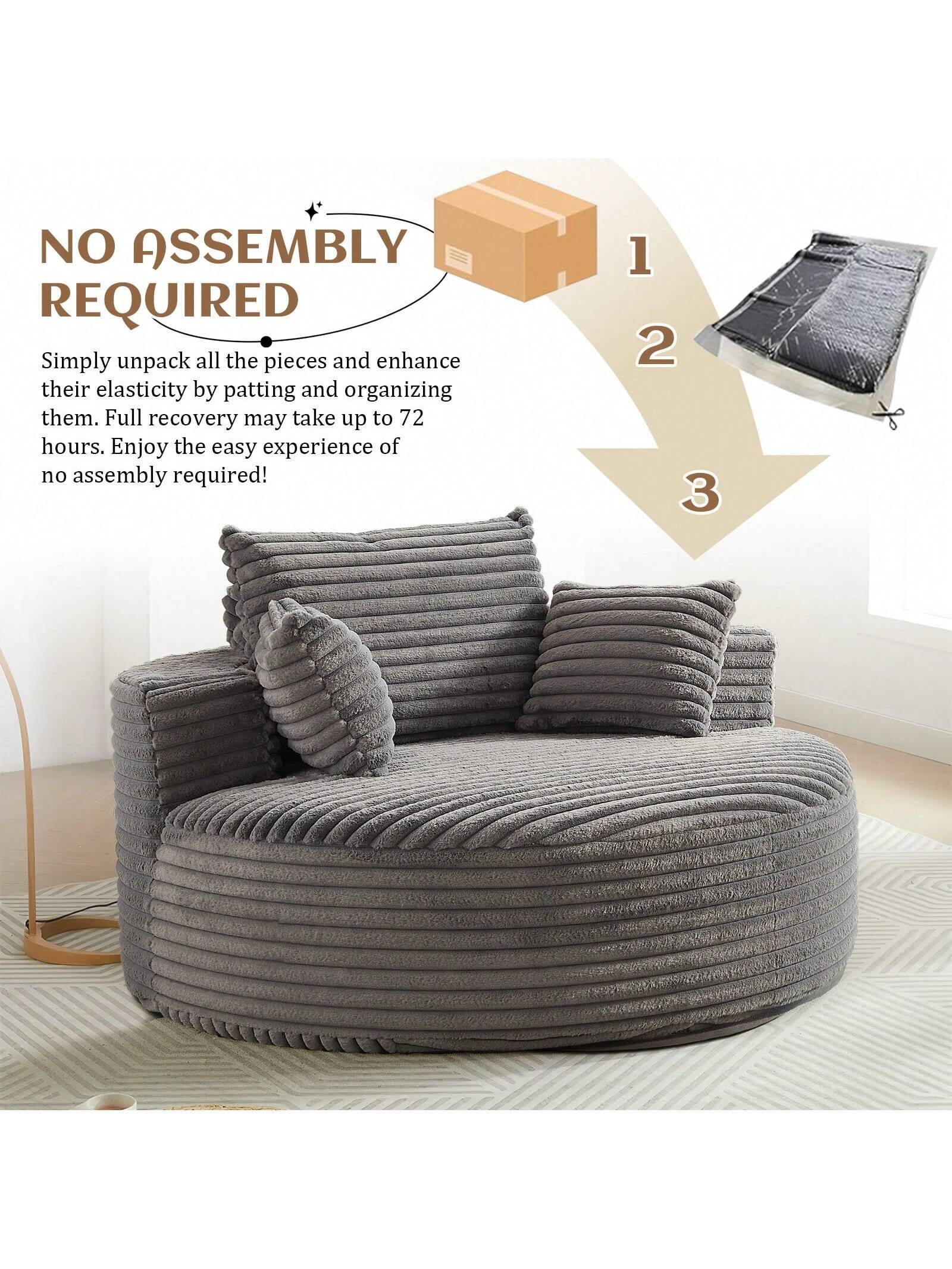 NO ASSEMBLY REQUIRED

Simply unpack all the pieces and enhance their elasticity by patting and organizing them. Full recovery may take up to 72 hours. Enjoy the easy experience of no assembly required!

1
2
3