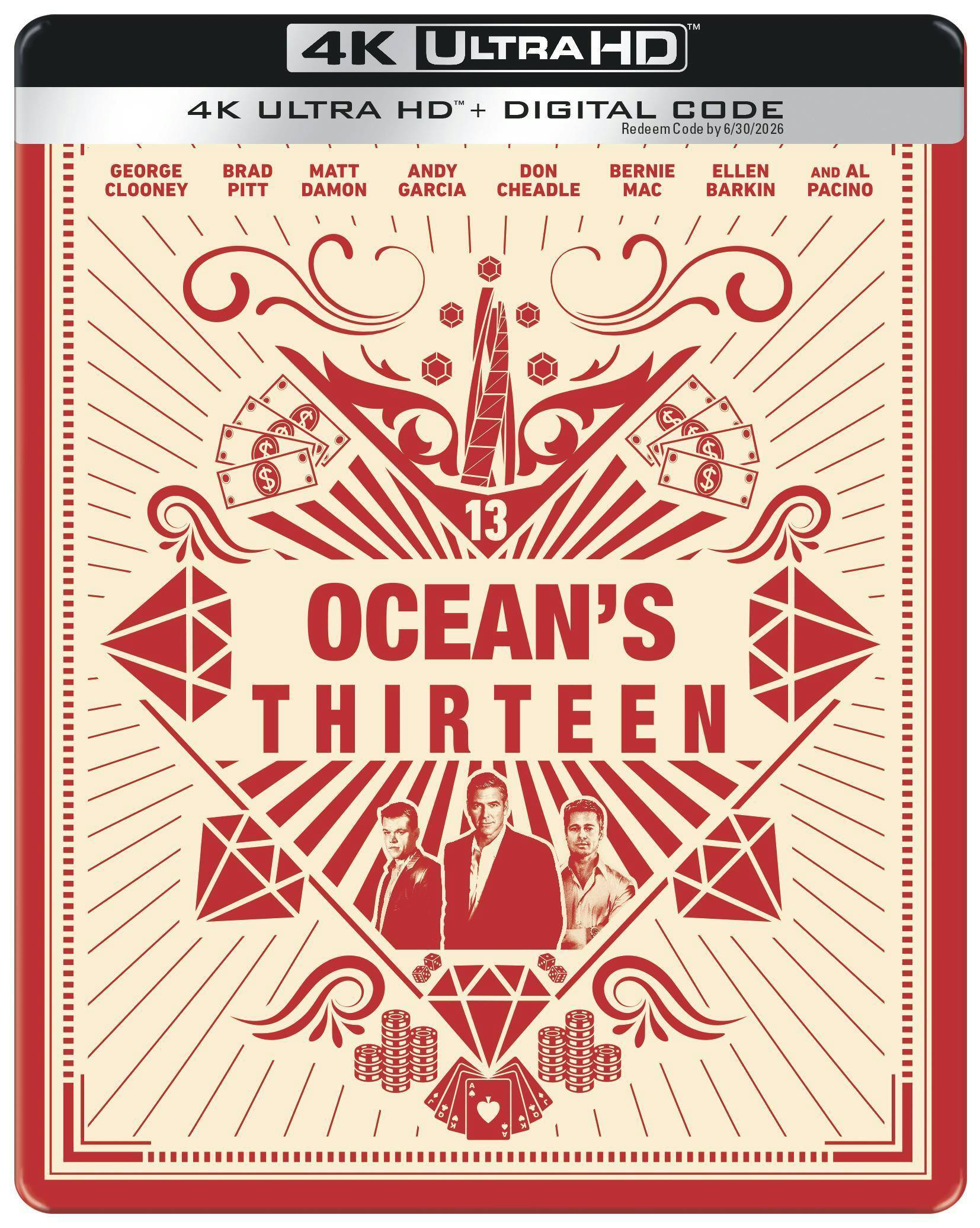 Angle. Ocean's Thirteen (Limited Edition 4K Steelbook) [UHD].