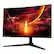 Alt View 5. Acer - Nitro 27” LCD FHD 1080P 280Hz 1m FreeSync Premium 1500R Curved Gaming Monitor with HDR (DisplayPort, HDMI) - Black.