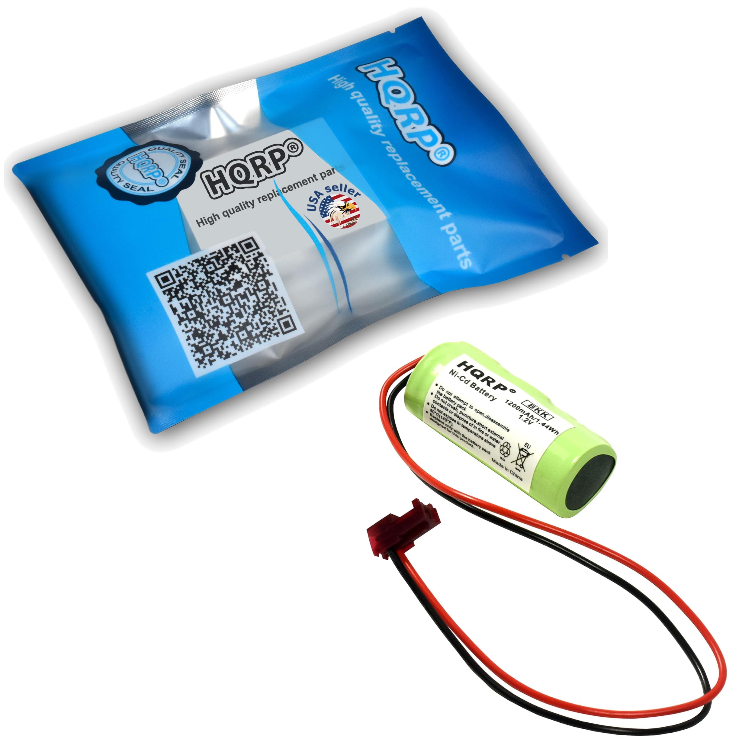 High quality replacement parts - HQRP Battery  
SEAL  
High quality replacement parts - HQRP Battery  
SEAL  
USA seller  
Ni-Cd Battery  
1200mAh 1.2V  
4WD  
SATO  
BK1  
ATES  
1200mAh