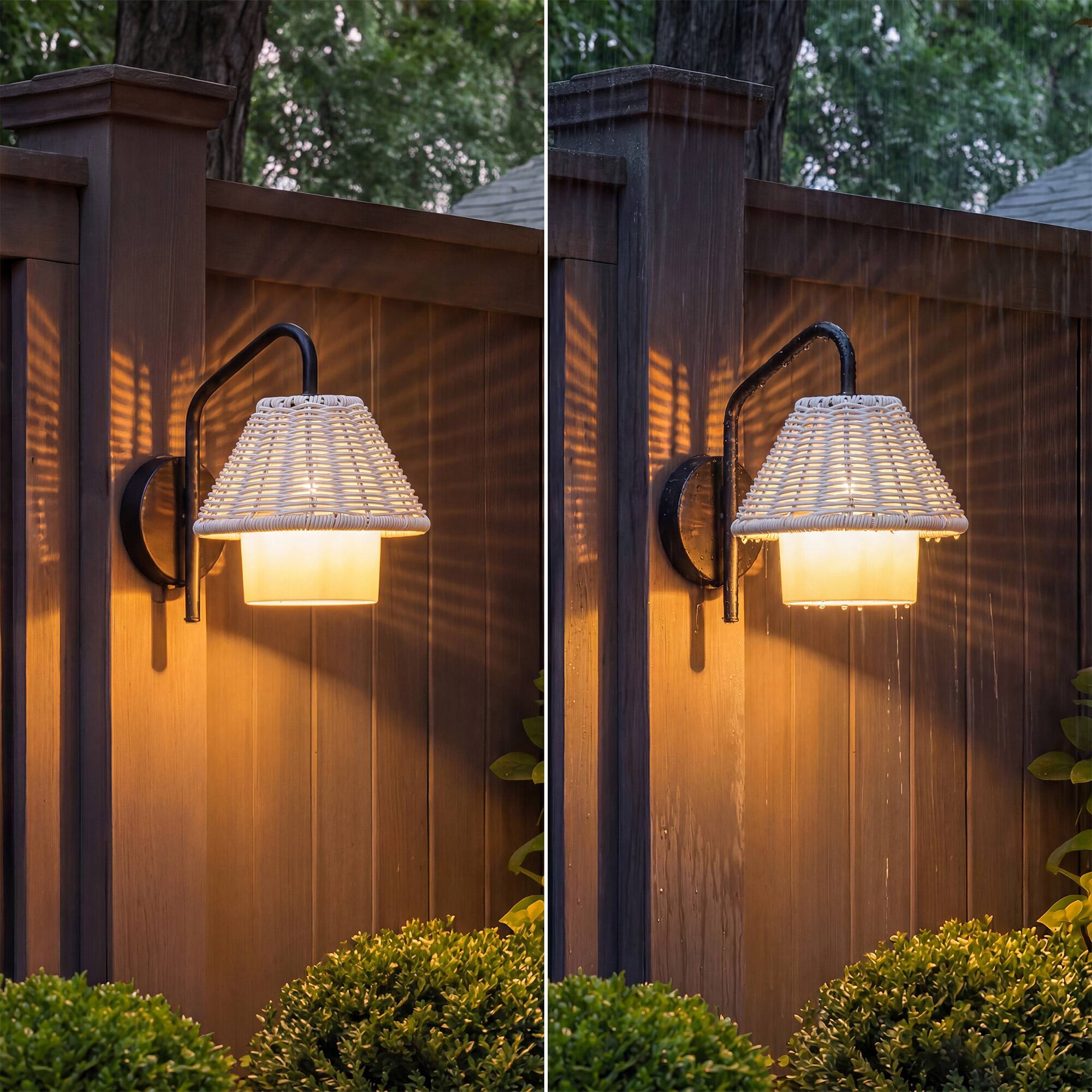 Alt View 7. MULE - Mule 1-Light 9.5 Inch LED Wall Light for Outdoor & Exterior Walls, Matte Black.