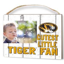 Jardine - Missouri Tigers 8'' x 10'' Cutest Little Weathered Logo Clip Photo Frame - White