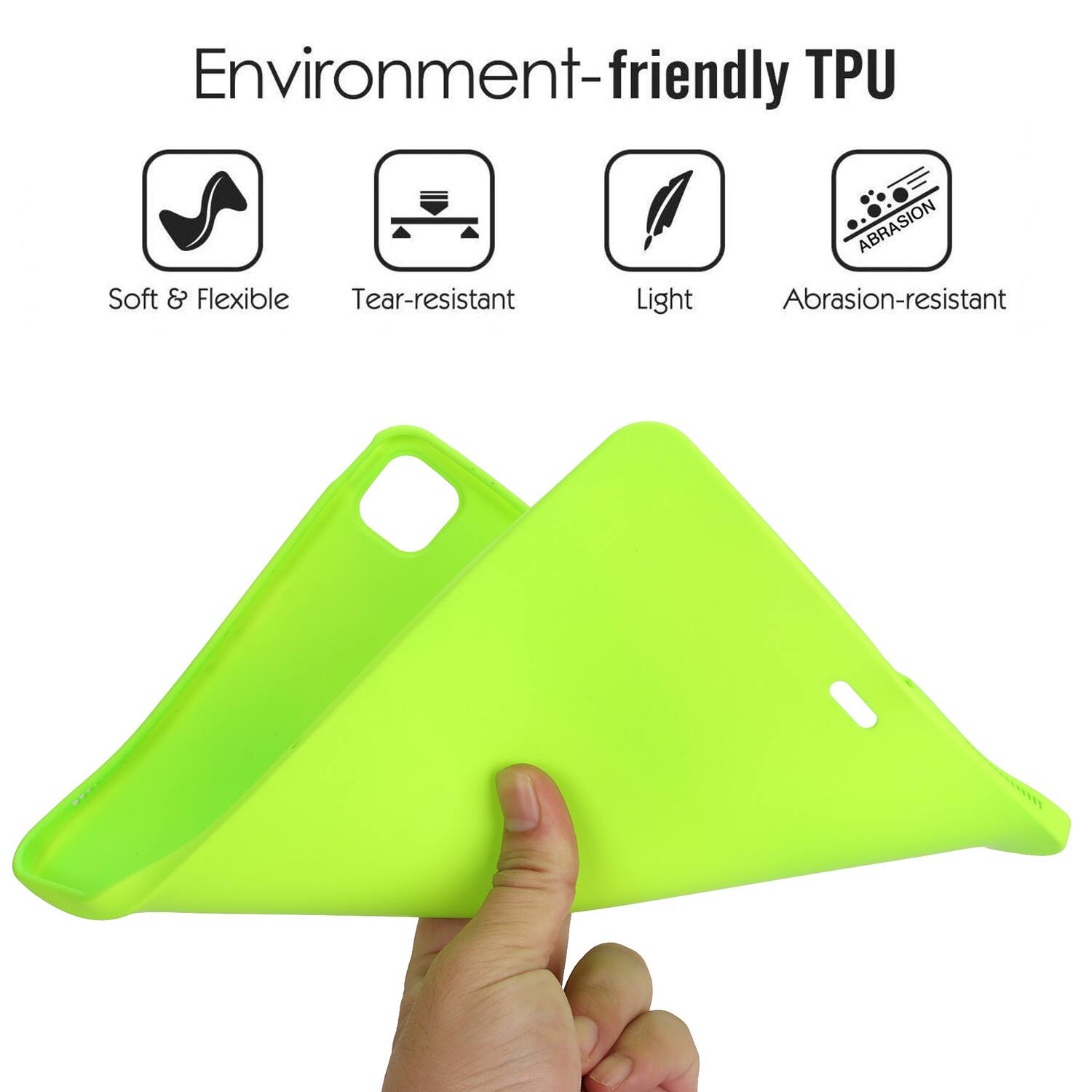 Environment-friendly TPU

- Soft & Flexible
- Tear-resistant
- Light
- Abrasion-resistant