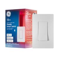 Cync - Multi-Way Single Pole Paddle Smart Switch (1 switch) - White - Front_Zoom