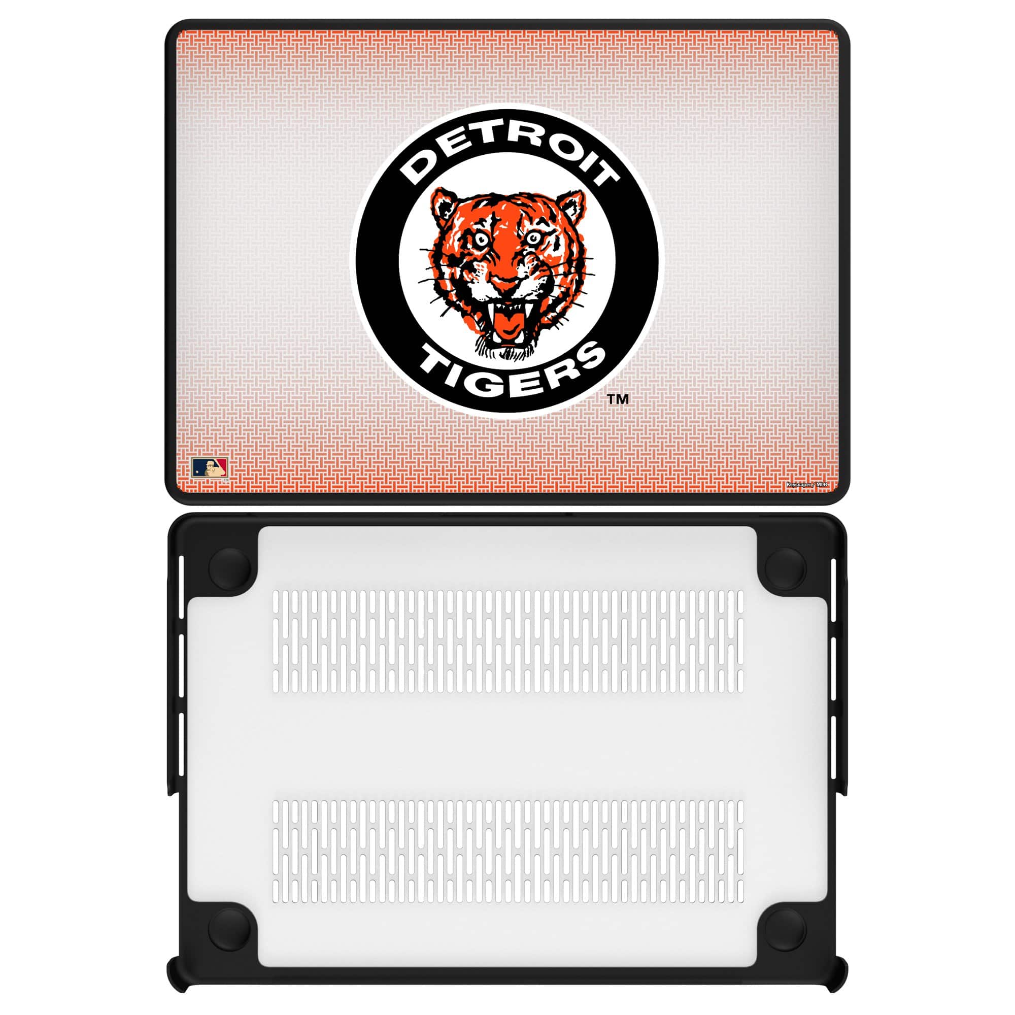 Photos - Laptop Bag Keyscaper - Detroit Tigers Linen MacBook Case - Air 15 in - Multicolor 202413533