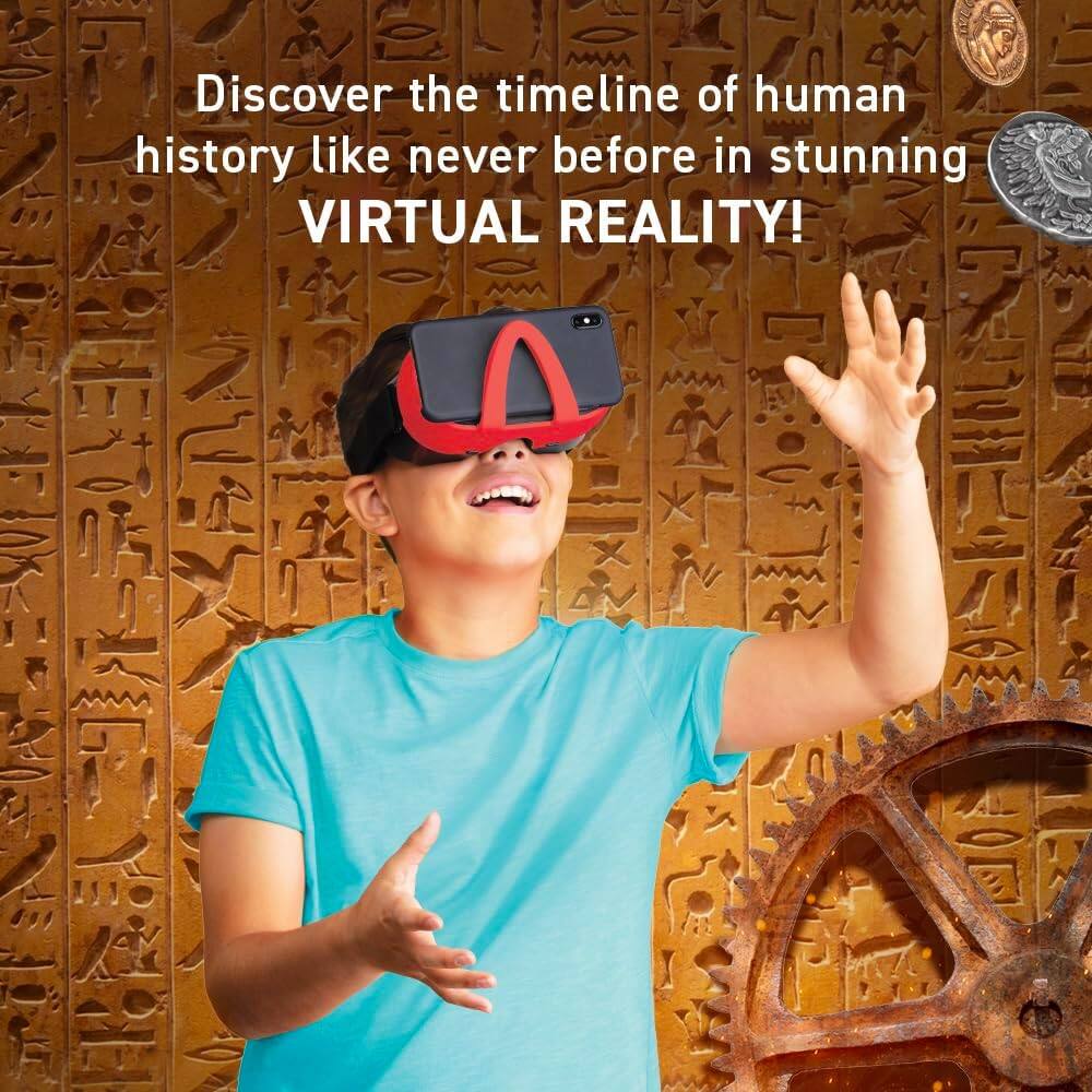 Discover the timeline of human history like never before in stunning VIRTUAL REALITY!