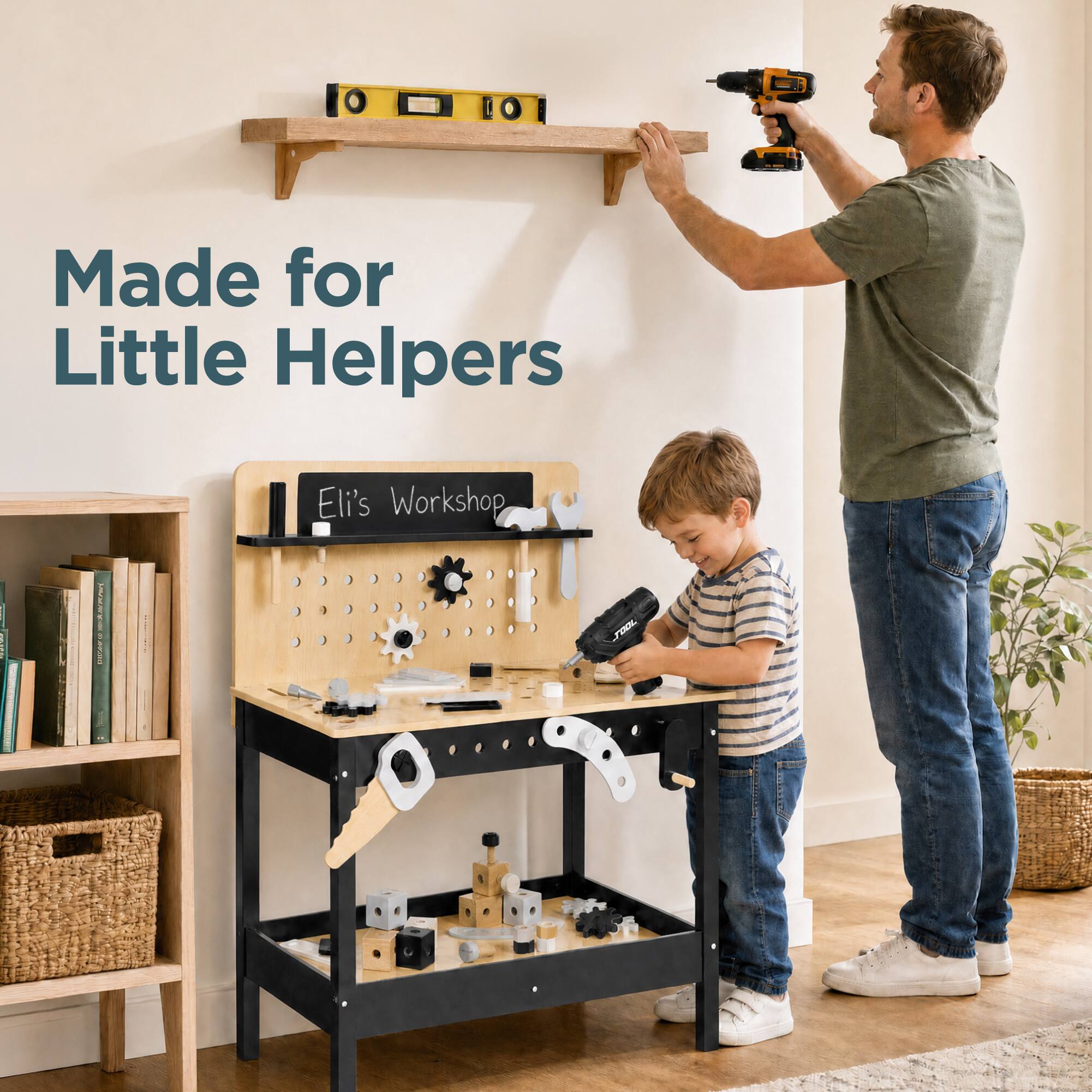 Made for Little Helpers  
Eli's Workshop  
TOOL