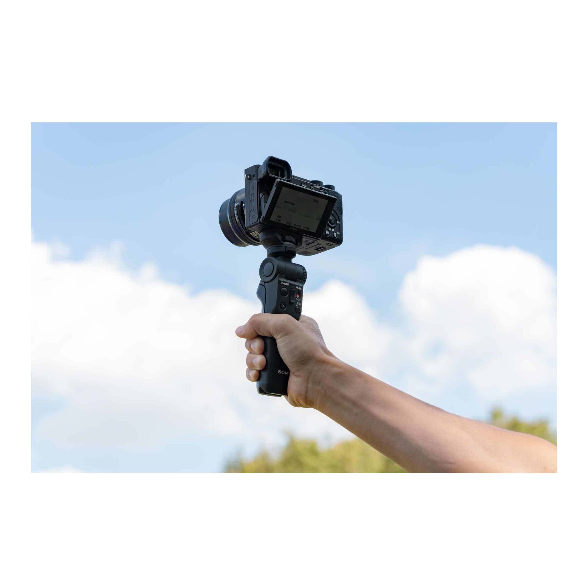 Angle. Sony - Sony ZV-1 Camera for Content Creators (White) with Mic and Accessory Kit.