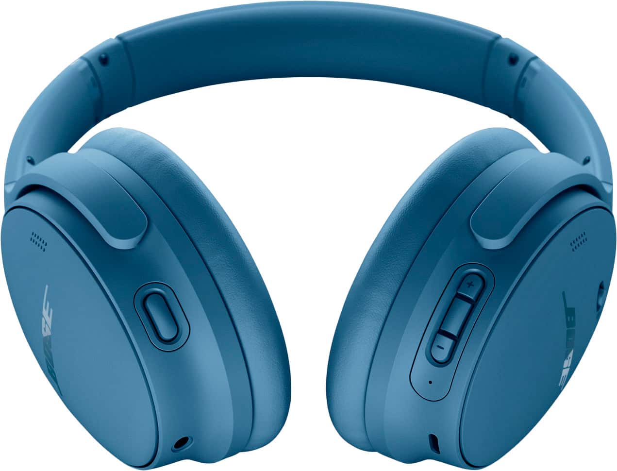 Alt View 12. Bose - QuietComfort Wireless Noise Cancelling Over-the-Ear Bluetooth Headphones - Blue Dusk.