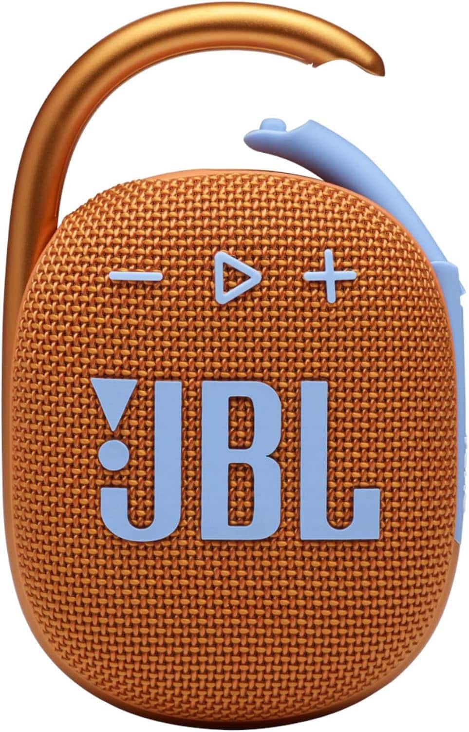 JBL - Clip 4, Orange Portable Bluetooth 5.1 Speaker - Up to 10 Hours of Play Includes Noise & Echo-Canceling Speakerphone