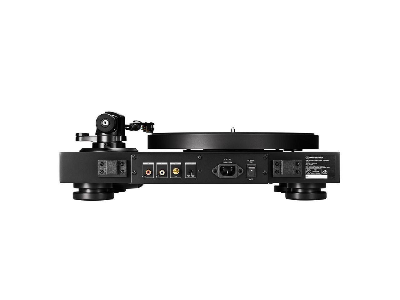 Alt View 2. Audio-Technica - Audio-Technica AT-LP8X Semi-Automatic Direct-Drive Turntable - Black.