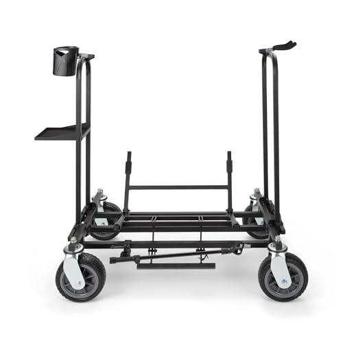 Alt View 9. On Stage Stands - On-Stage GUV8000 Guitar Utility Vehicle (Rolling Cart, Portable Stage Setup, Guitar-Amplifier Rig, Amp Dolly, 300 lb - Black.